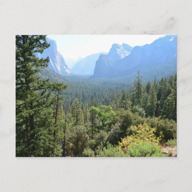 Yosemite Nationalpark Landschaftsfotografie. Postkarte (Vorderseite)