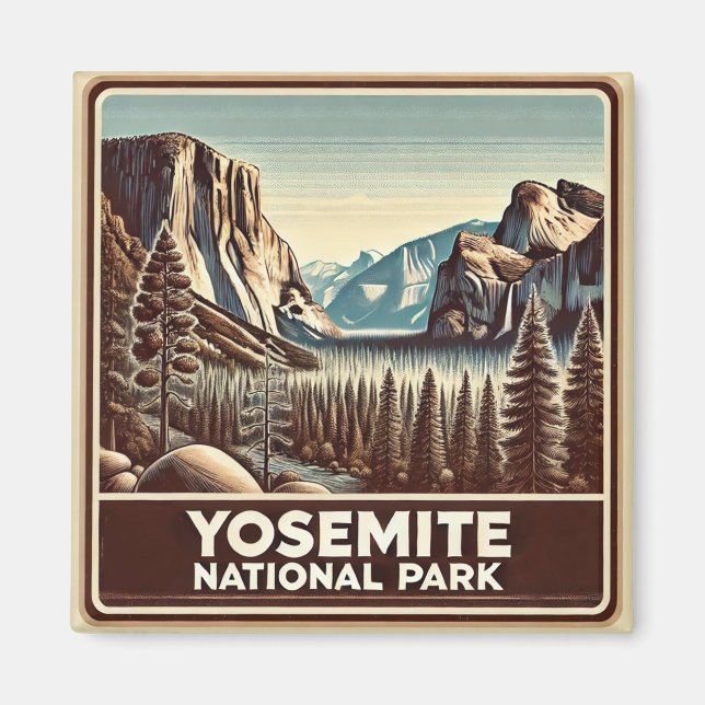 Yosemite Nationalpark Magnet (Vorne)