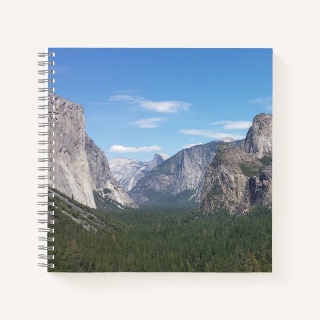 Yosemite Nationalpark Mountain Valley Landschaftli Notizbuch (Vorderseite)