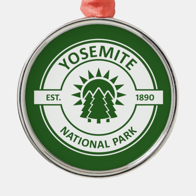 Yosemite-Nationalpark Ornament Aus Metall (Vorne)