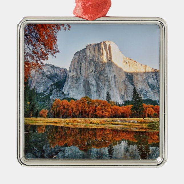 Yosemite Nationalpark Ornament Aus Metall (Vorne)