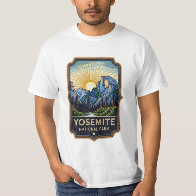Yosemite-Nationalpark-Patch T-Shirt (Vorderseite)