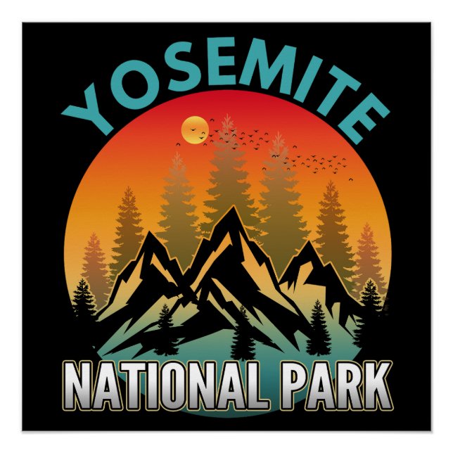 Yosemite-Nationalpark Poster (Vorderseite)