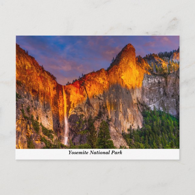 Yosemite-Nationalpark Postkarte (Vorderseite)