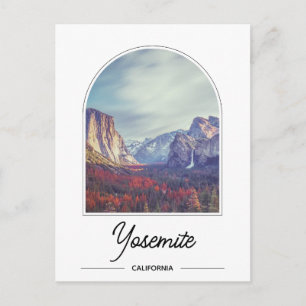 Yosemite-Nationalpark-Postkarte Postkarte