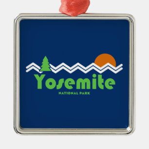 Yosemite Nationalpark Retro Ornament Aus Metall