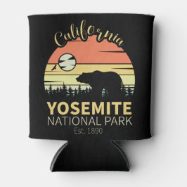 Yosemite Nationalpark Retro Sunset Mountain Dosenkühler