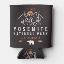 Yosemite Nationalpark Retro Sunset Mountain