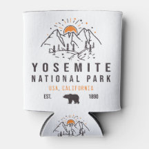 Yosemite Nationalpark Retro Sunset Mountain