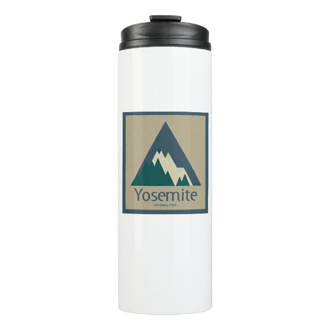 Yosemite Nationalpark Rustikal Thermosbecher (Vorderseite)