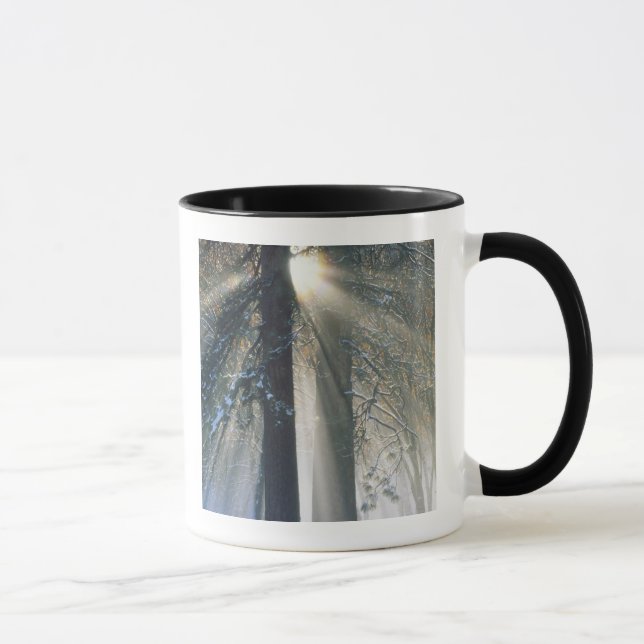 Yosemite-Nationalpark - Sonnenstrahlen streaming Tasse (Rechts)