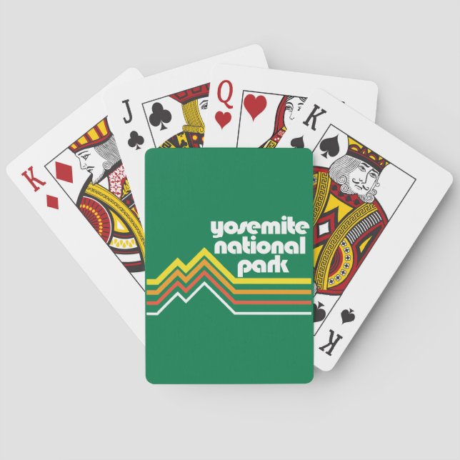 Yosemite-Nationalpark Spielkarten (Rückseite)
