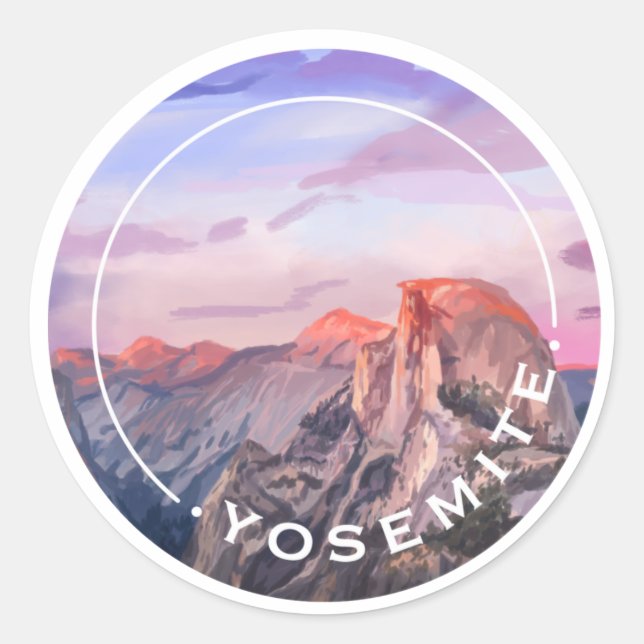 Yosemite Nationalpark Sticker (Vorderseite)