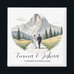 Yosemite Nationalpark Wedding Magnet - Custom<br><div class="desc">Yosemite Nationalpark Wedding Couple Magnet - Perfect Guest Souvenir Machen Sie Ihre Hochzeitsfeiern ein Leben mit unserem exklusiven Yosemite Nationalpark Magneten. Dieser vielseitige Sake kann als charmantes Souvenir oder als nachdenkliches Geschenk für Ihre Gäste dienen. Dieses malerische Design, das von den Naturwunder des Yosemite Nationalparks inspiriert ist, wird Sie beeindrucken....</div>