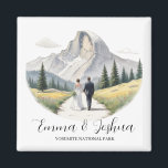 Yosemite Nationalpark Wedding Magnet - Custom<br><div class="desc">Yosemite Nationalpark Wedding Couple Magnet - Perfect Guest Souvenir Machen Sie Ihre Hochzeitsfeiern ein Leben mit unserem exklusiven Yosemite Nationalpark Magneten. Dieser vielseitige Sake kann als charmantes Souvenir oder als nachdenkliches Geschenk für Ihre Gäste dienen. Dieses malerische Design, das von den Naturwunder des Yosemite Nationalparks inspiriert ist, wird Sie beeindrucken....</div>