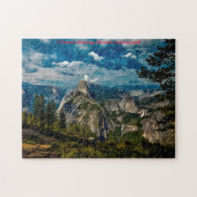 Yosemite Nationalpark. Weihnachtsgrüße (Horizontal)