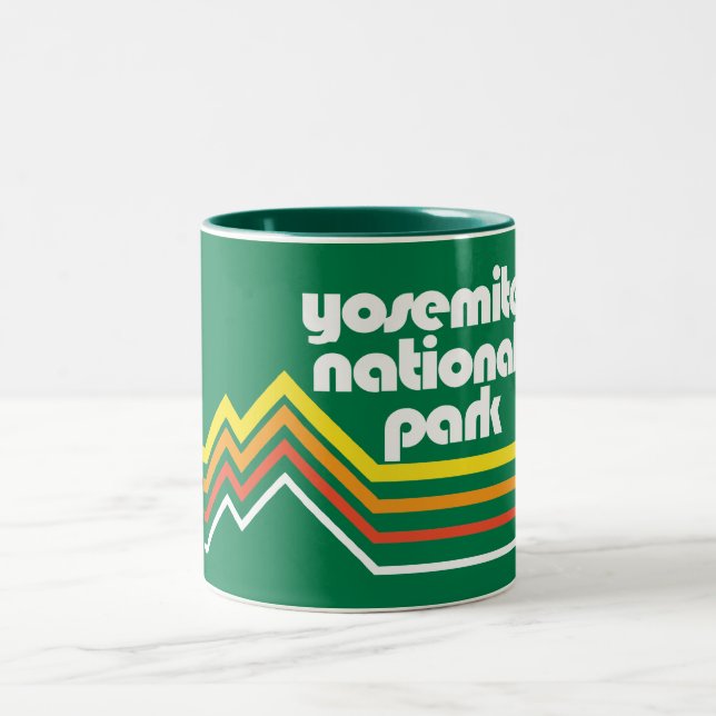 Yosemite-Nationalpark Zweifarbige Tasse (Mittel)