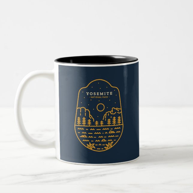 Yosemite-Nationalpark Zweifarbige Tasse (Links)