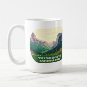 Yosemite Nationalparktal Halbkuppel Kaffeetasse