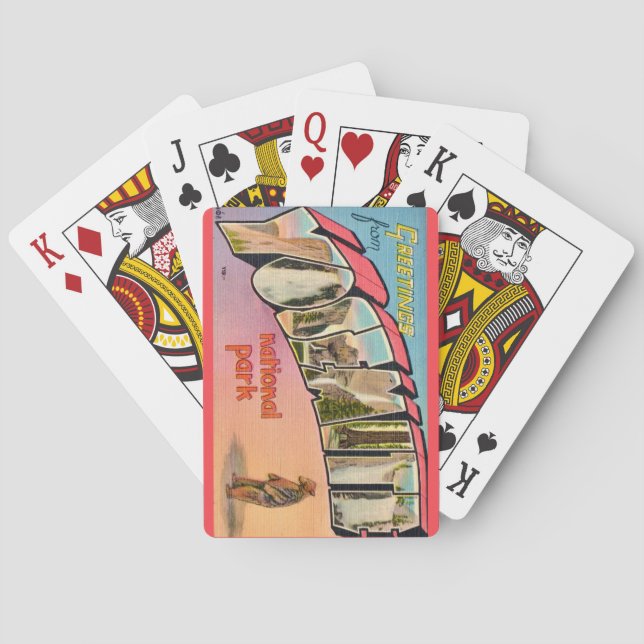 Yosemite Park Playing Cards Spielkarten (Rückseite)