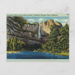 Yosemite Park Wasserfälle Postkarte