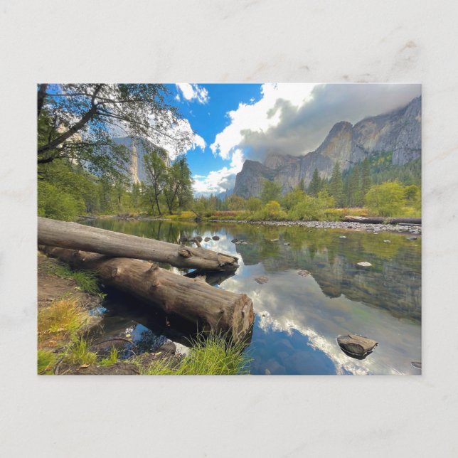 Yosemite Postkarte (Vorderseite)
