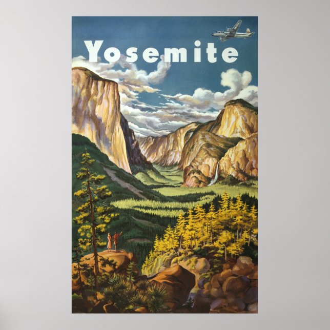 Yosemite Reise Poster (Vorne)