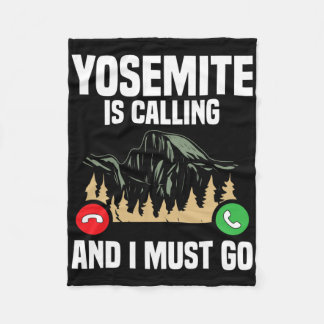Yosemite ruft, ich muss gehen Urlaub Nationalpark Fleecedecke