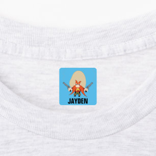 Yosemite Sam Back Off Etiketten