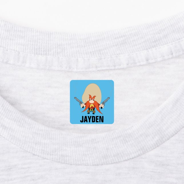 Yosemite Sam Back Off Etiketten (Befestigt)