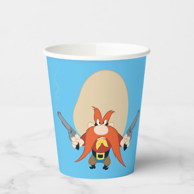 Yosemite Sam Back Off Pappbecher (Links)