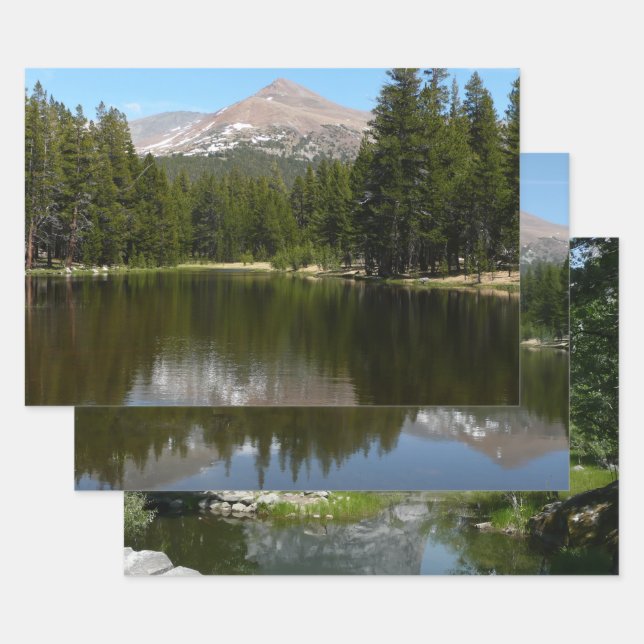 Yosemite-See-Reflexion Geschenkpapier Set (Set)