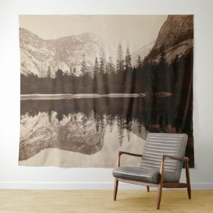 Yosemite - Spiegel Lake - Nationalpark Wandteppich