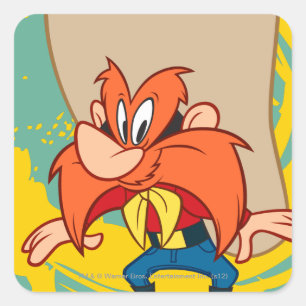 Yosemite Stehend Quadratischer Aufkleber