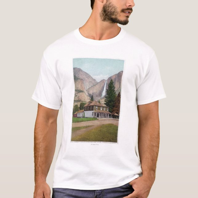 Yosemite-Tal-Speicher und Post T-Shirt (Vorderseite)