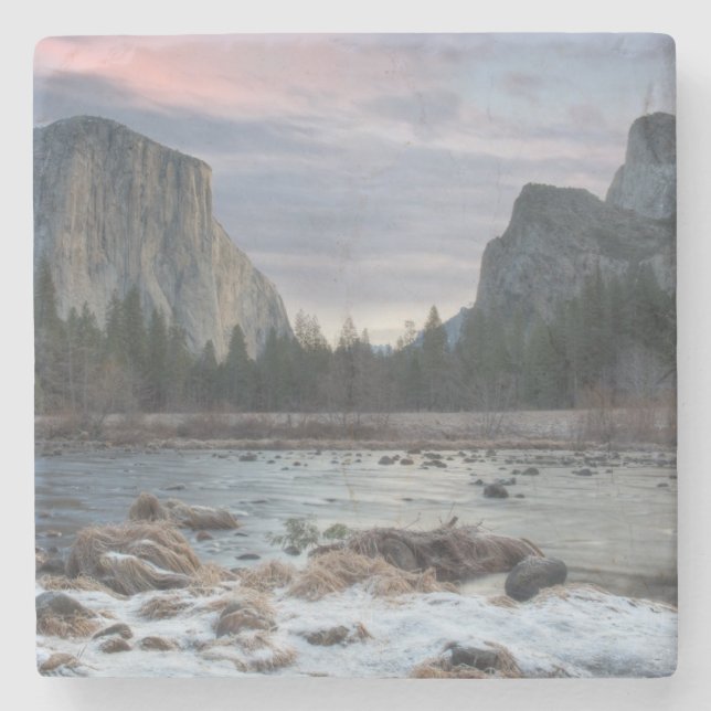 Yosemite-Tal Steinuntersetzer (Vorderseite)