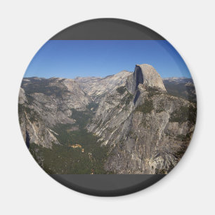 Yosemite-Tal und halbe Haube vom Gletscher-Punkt Magnet
