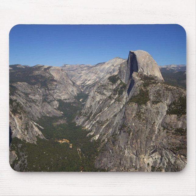 Yosemite-Tal und halbe Haube vom Gletscher-Punkt Mousepad (Vorne)