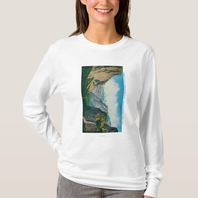 Yosemite-Tal vom Punkt des Künstlers T-Shirt (Vorderseite)
