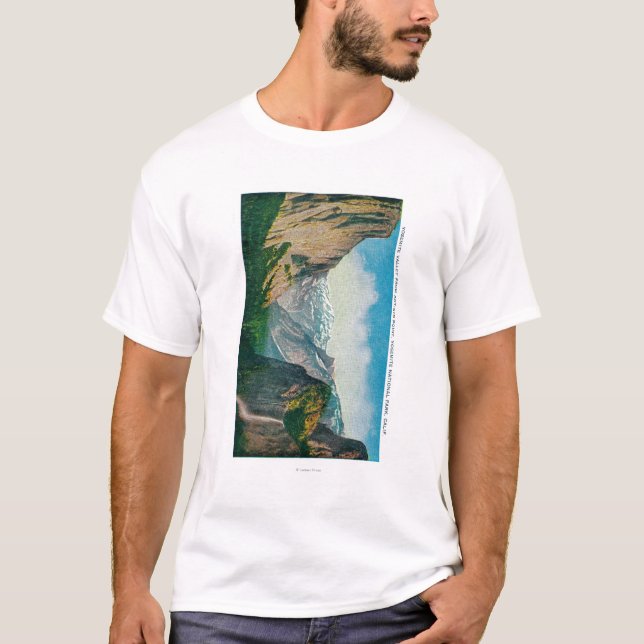 Yosemite-Tal vom Punkt des Künstlers T-Shirt (Vorderseite)