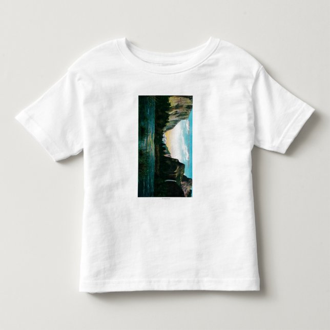 Yosemite-Tal von der Brautschleier-Wiese Kleinkind T-shirt (Vorderseite)