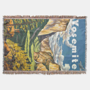 Yosemite Travel Art Decke