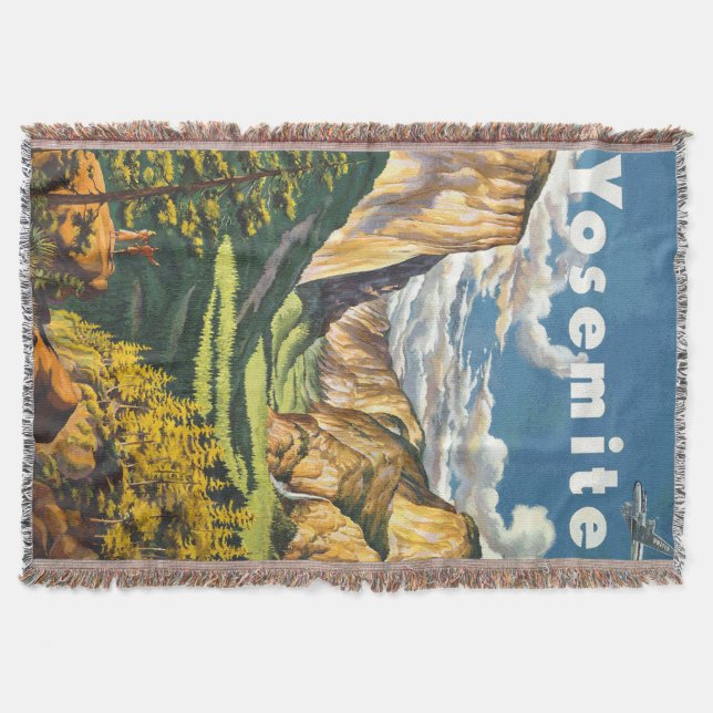 Yosemite Travel Art Decke (Vorderseite)