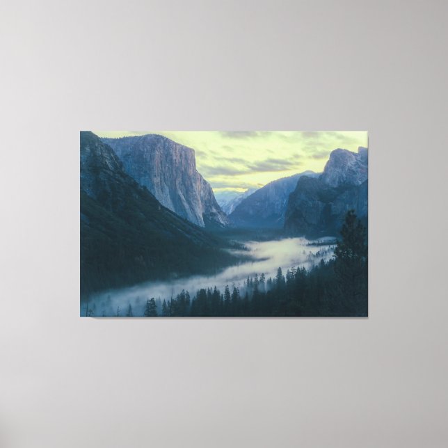 Yosemite Tunnel View Leinwanddruck (Vorderseite)