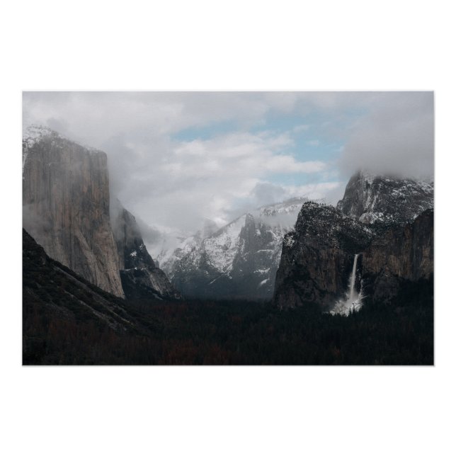 Yosemite Tunnel View Poster (Vorderseite)
