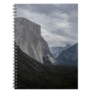 Yosemite Valley and El Capitan - Landschaftsbild - Notizblock