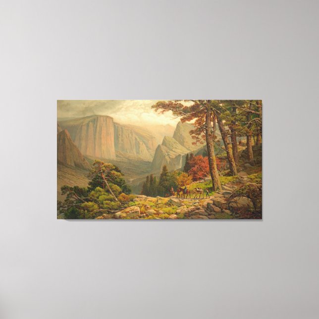 Yosemite Valley California 1887 Leinwanddruck (Vorderseite)