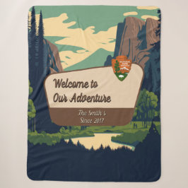 Yosemite Valley Familen-Camping-Abenteuer anpassen Sherpadecke