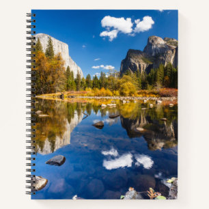 Yosemite Valley im Herbst Notizbuch