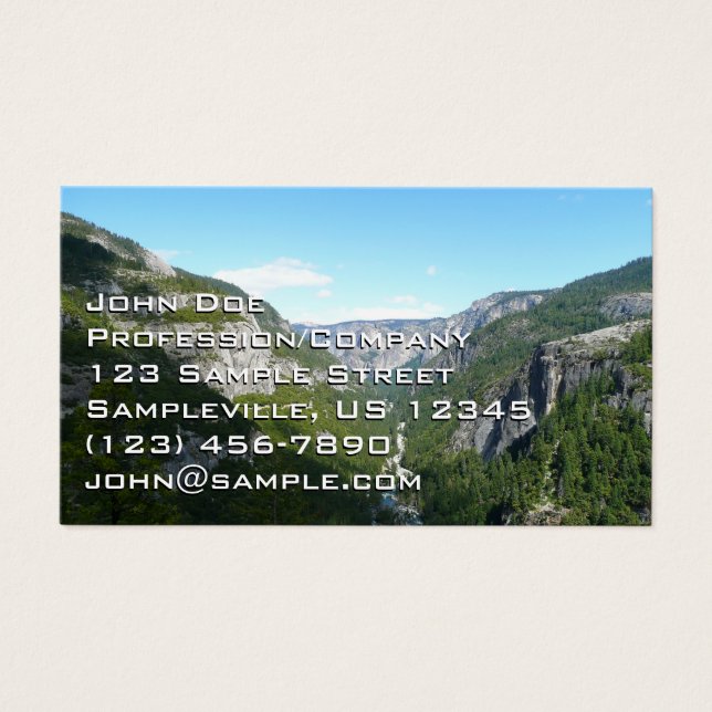 Yosemite Valley im Yosemite-Nationalpark (Vorderseite)